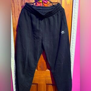 Adidas Women’s Black Joggers with Logo